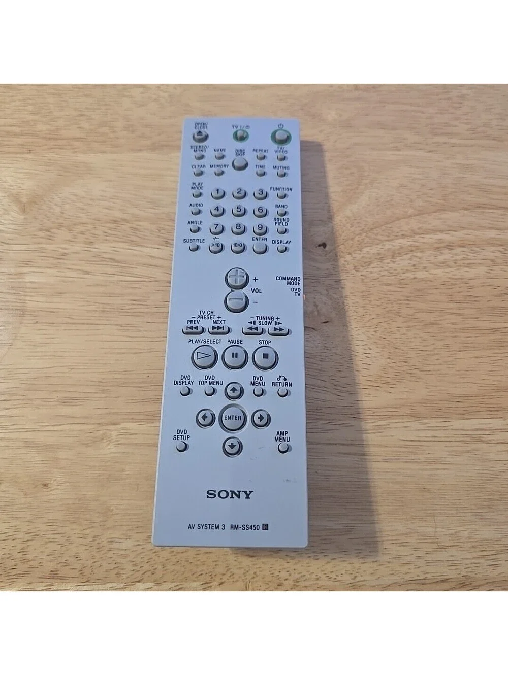 SONY RM-SS450 REMOTE CONTROL for DAV-C450 HCD-C450